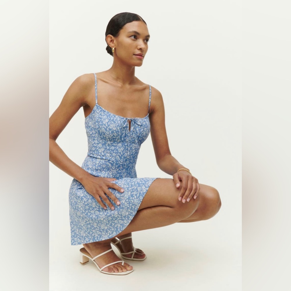 Reformation- Felix Floral Print Mini Sundress- NWT- runs small!